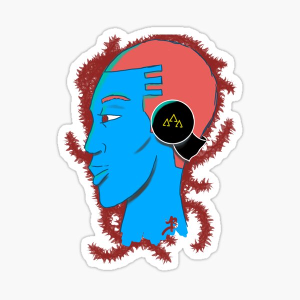 Exotic Male 2 Sticker