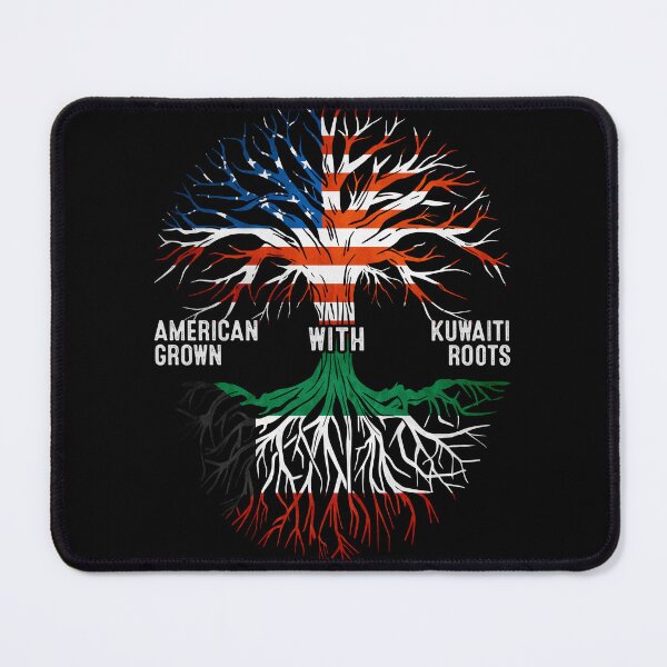Item preview, American Grown With Kuwaiti Roots Kuwait Flag designed and sold by MoHaCo.