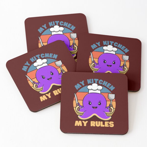 Item preview, | My Kitchen My Rules | Octopus Loves Cooking | designed and sold by Keep Smiling.