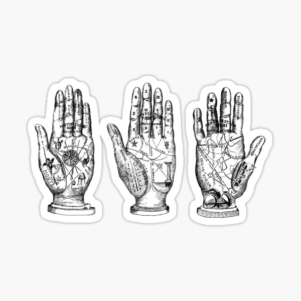 Palm Reading Sticker