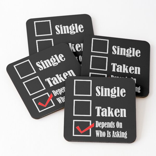 Item preview, 1980s relationship status single ready to mingle single taken  designed and sold by LEILA ART SPACE.