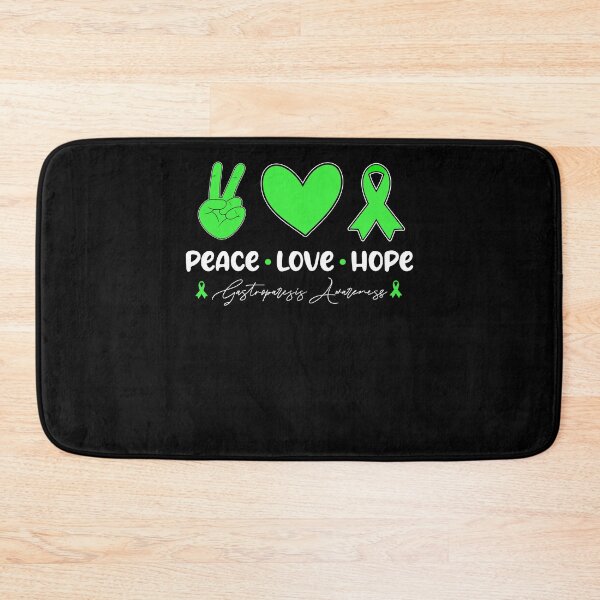 Item preview, Gastroparesis Awareness Month 2022 Gastroparesis Awareness Peace Love Hope  designed and sold by OtiliaNikolaus.