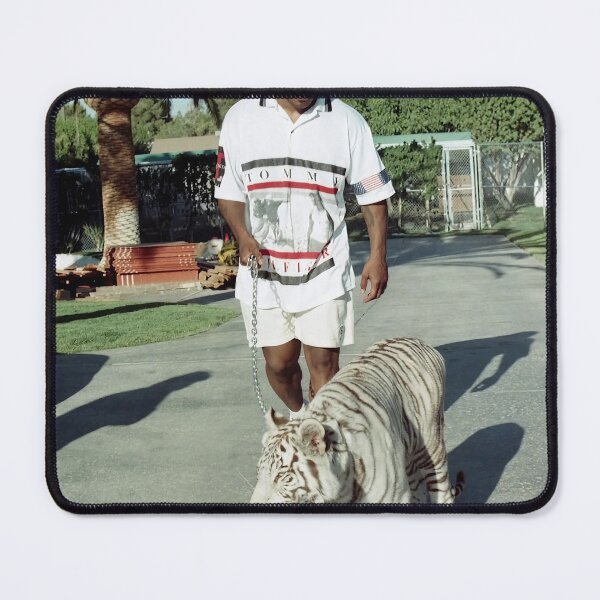 Item preview, Champ With The White Tiger - Aesthetic Sport Poster designed and sold by neegdalton.