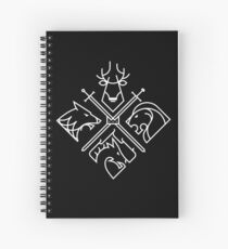 Game of Thrones Houses Spiral Notebook
