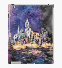 Lucid Cartography Watercolour Painting (Cityscape) iPad Case/Skin