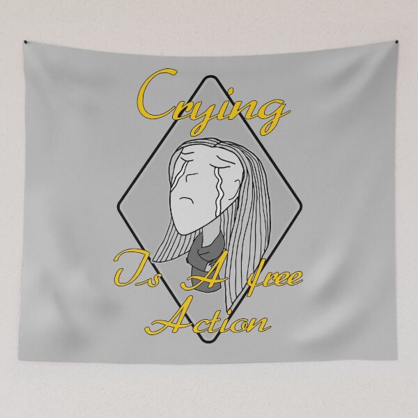Item preview, Crying Is a Free Action designed and sold by Yeaha.