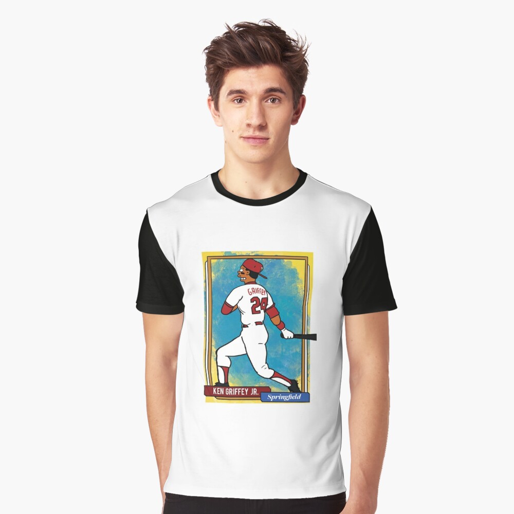 Simpsons Shirt, Ken Griffey Jrs Homer At The Bat Parody Tee Springfield  Baseball Card - Olashirt