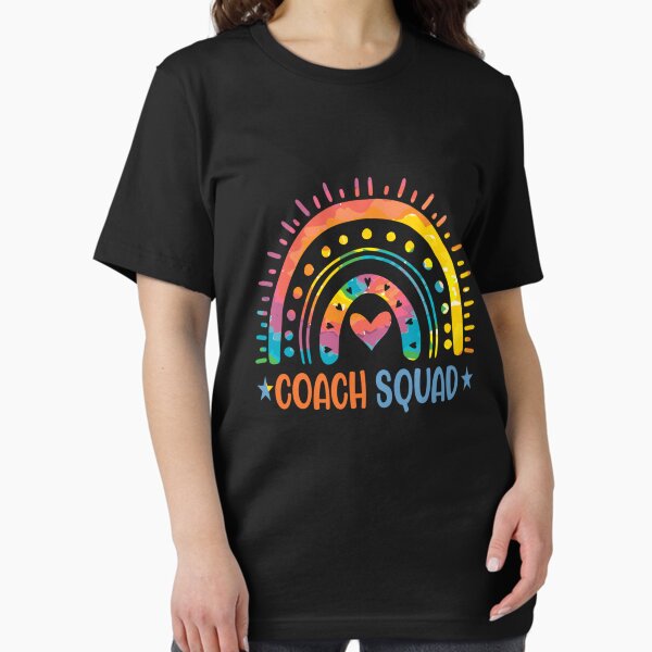 Item preview, Tie Dye Rainbow Coach Squad Appreciation Day Back To School Long Sleeve T-Shirt designed and sold by AlsmanMeyer.