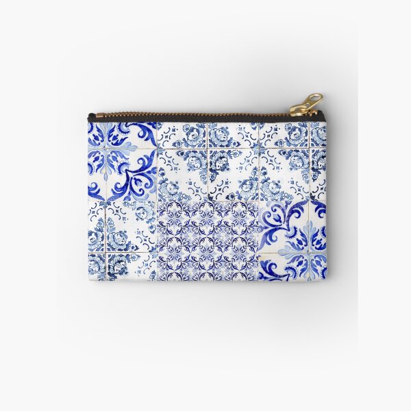 Item preview, Portuguese Azulejos VI - Vintage Blue Hand Painted Tiles - Europe Travel photography by Ingrid Beddoes designed and sold by Ingrid Beddoes Photography.