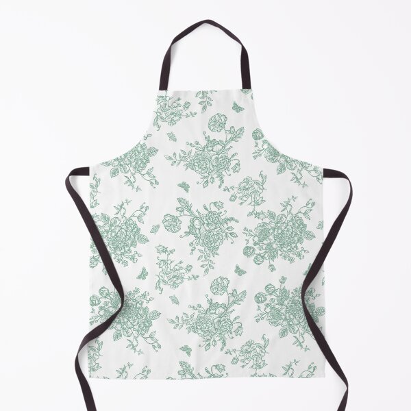 Item preview, Vintage Floral Pattern in Chinese Porcelain Style (Green, White) designed and sold by ‧͙⁺˚*･༓☾ Moon Saikia ☽༓･*˚⁺‧͙.