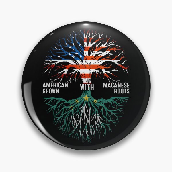 Item preview, American Grown With Macanese Roots Macau Flag designed and sold by MoHaCo.