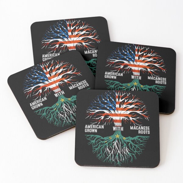 Item preview, American Grown With Macanese Roots Macau Flag designed and sold by MoHaCo.