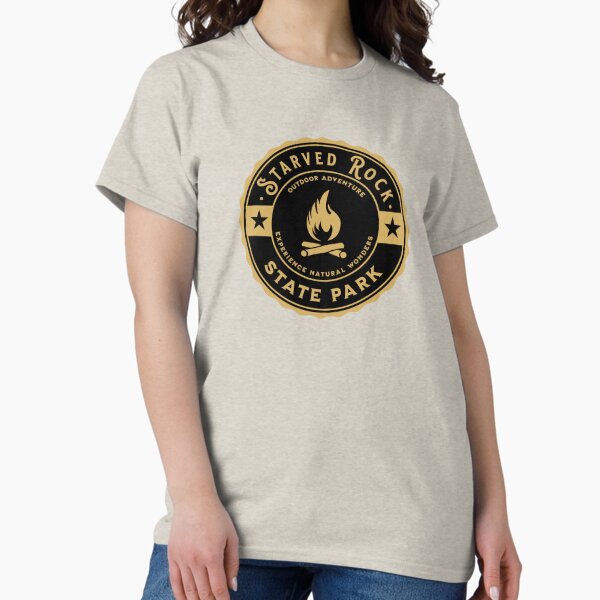Camping Hiking Starved Rock State Park Illinois Classic T-Shirt