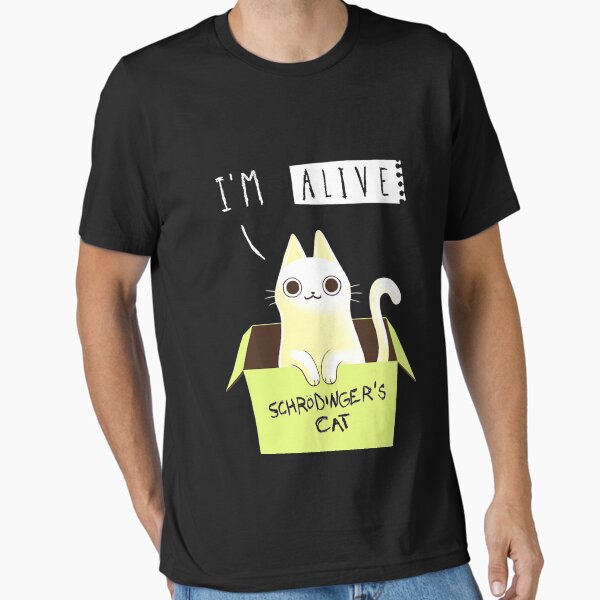 Item preview, Schrodinger's cat : ALIVE! designed and sold by LunaBlueMom.