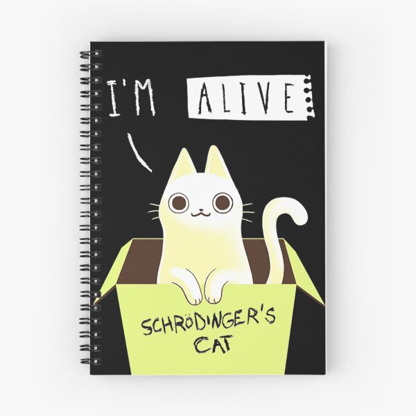 Item preview, Schrodinger's cat : ALIVE! designed and sold by LunaBlueMom.