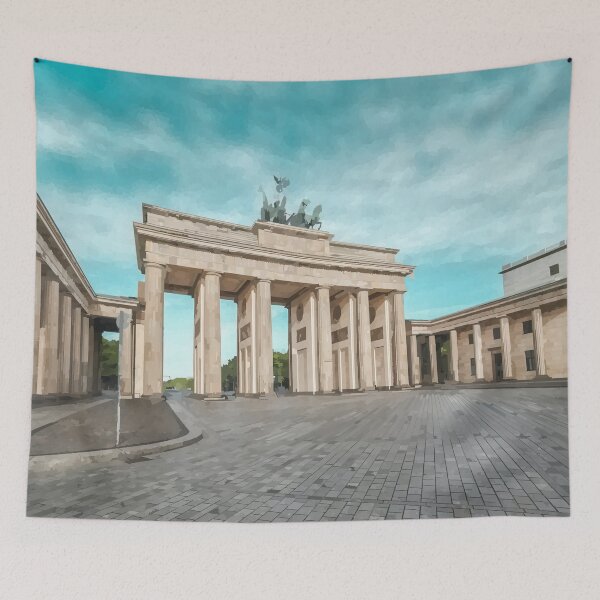 Item preview, Brandenburg Gate in Berlin - Watercolour Style designed and sold by WWWC2288.