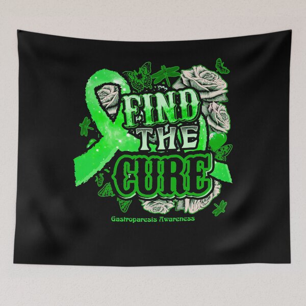 Item preview, Gastroparesis Fight The Cure Gastroparesis awareness Green Ribbon and Roses Supporting warrior, gift for survivor fighting Gastroparesis designed and sold by OtiliaNikolaus.