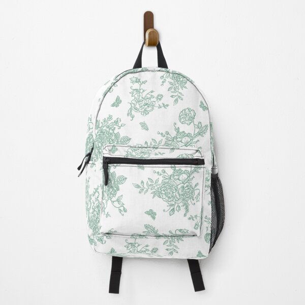 Item preview, Vintage Floral Pattern in Chinese Porcelain Style (Green, White) designed and sold by ‧͙⁺˚*･༓☾ Moon Saikia ☽༓･*˚⁺‧͙.