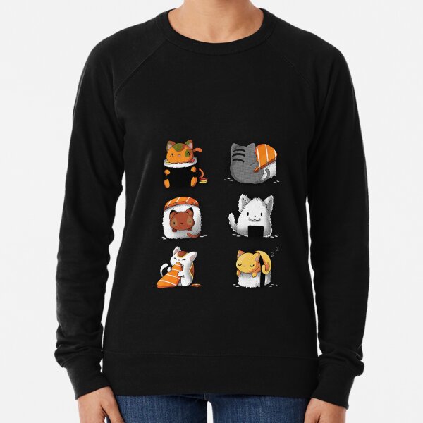 H&m sushi cat sweatshirt outlet