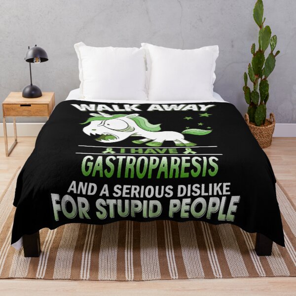 Item preview, Gastroparesis funny gastroparesis grumpy unicorn warrior designed and sold by OtiliaNikolaus.