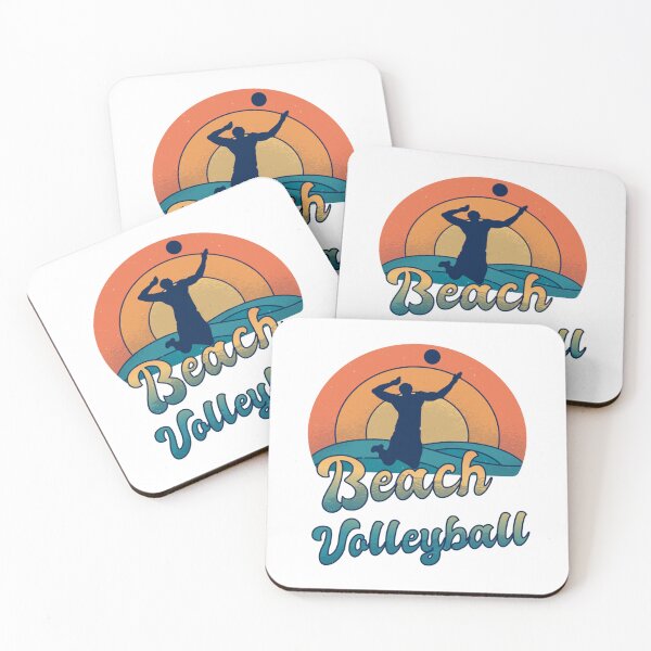 Item preview, Beach Volleyball Player Hitting Attacking Retro designed and sold by PayneGricese.