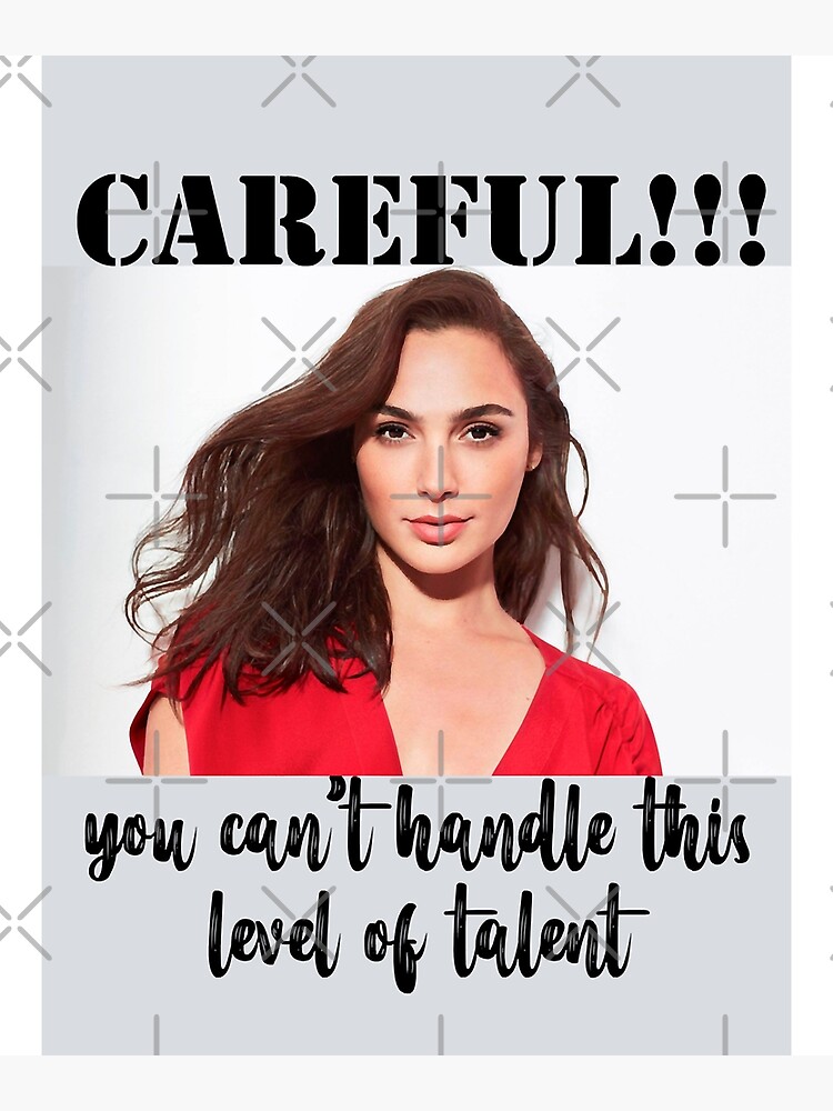 Póster «Más que impresionante Modelo Gal Actriz Gadot Miss Israel ...