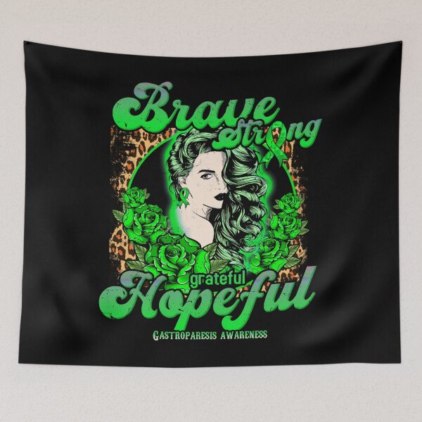 Item preview, Gastroparesis Gastroparesis awareness Beautiful Girl Brave Strong Grateful Hopeful Support Gift  designed and sold by OtiliaNikolaus.