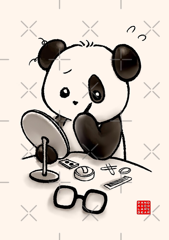 panda makeup by panda and polar bear redbubble