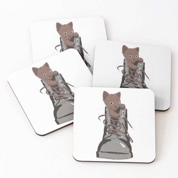 Item preview, brown cat in the shoes designed and sold by diahzia.