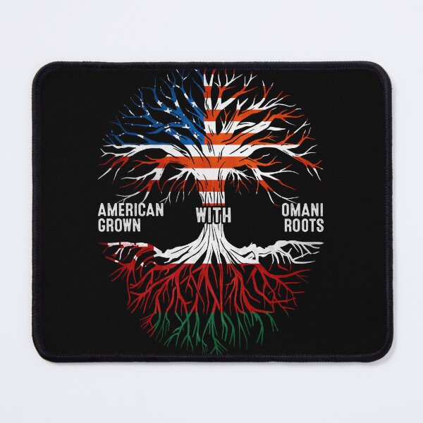 Item preview, American Grown With Omani Roots Oman Flag designed and sold by MoHaCo.