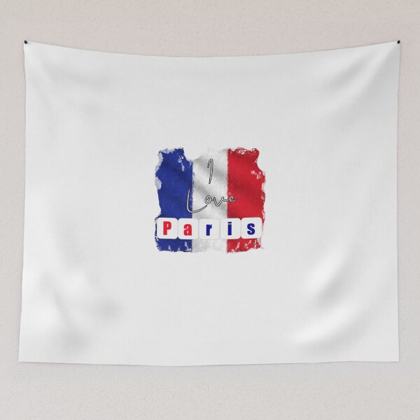 Item preview, J;aime Paris - drapeau français designed and sold by MohitDe.
