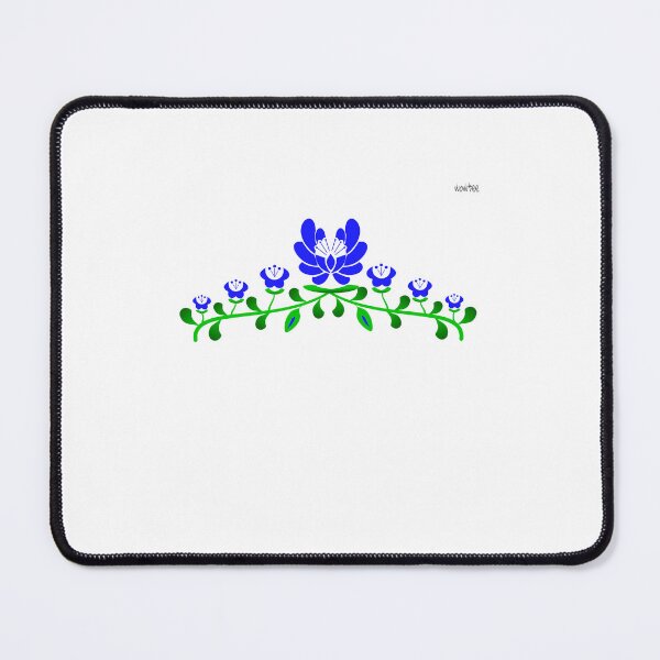 Item preview, Hungarian folk art motive - blue motive #5 designed and sold by wowitsmytshirt.