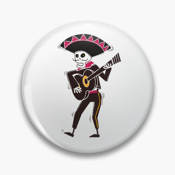 Item preview, Skelton Play Guitar Music T-shirt & Sticker  designed and sold by Clothesaccess.