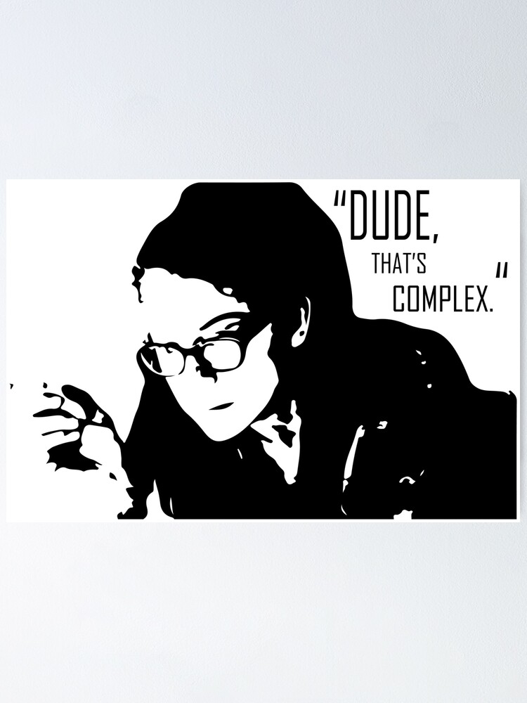 Dude That S Complex Cosima Orphan Black Poster By C Sima Redbubble