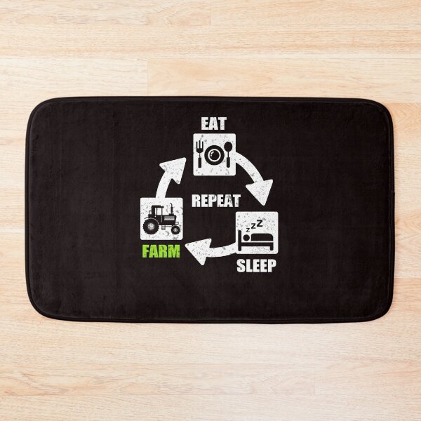 Item preview, Eat Sleep Farm Repeat Farming designed and sold by drakeheath87.