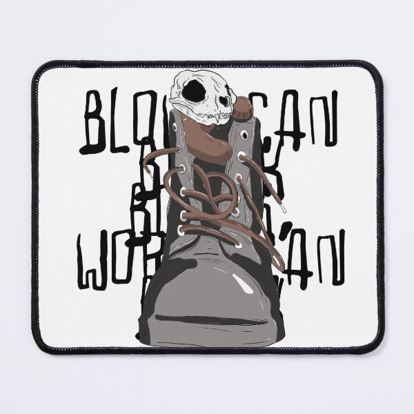 Item preview, carcass emerges from inside the shoe with backround design designed and sold by diahzia.