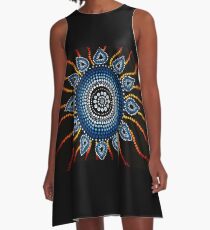 Aboriginal Art A-Line Dress