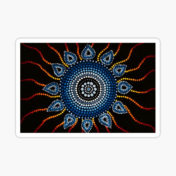 Vista previa del artículo con la obra «Arte aborigen», diseñado y vendido por VBArtSegnalibri.