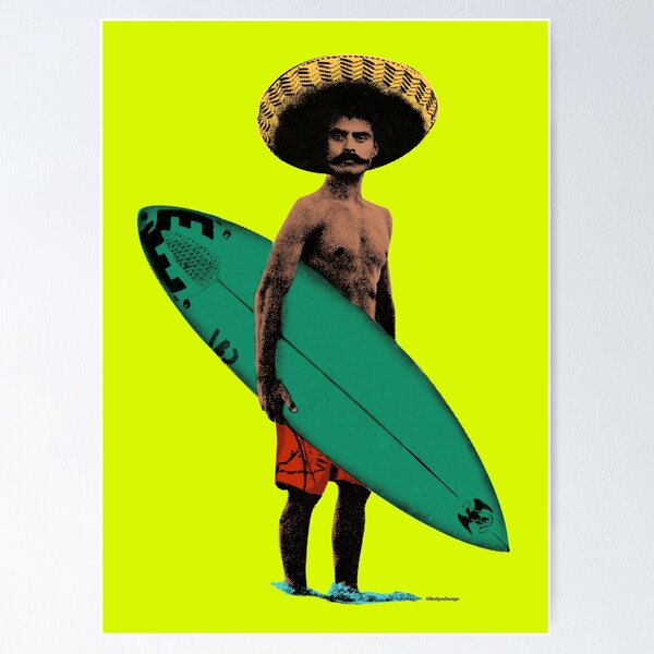 Item preview, Zapata Surfer - Colorized 3 designed and sold by boltjesdesign.