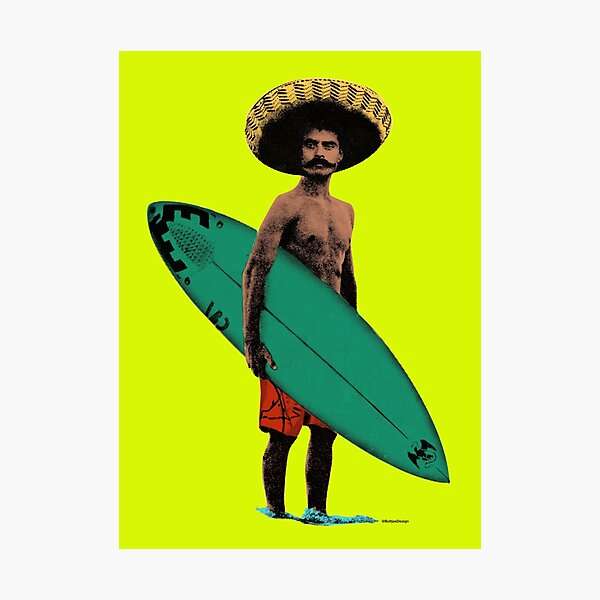 Aperçu de l'œuvre Zapata Surfer - Colorisé 3 créée et vendue par boltjesdesign.