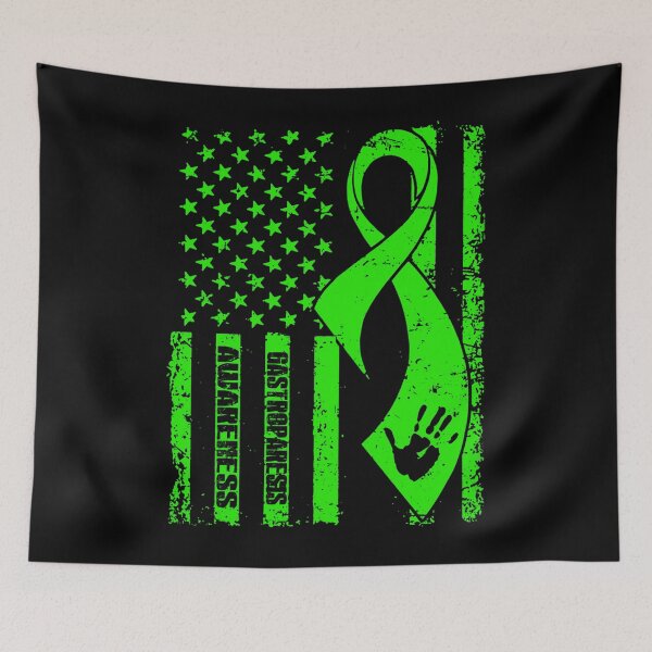 Item preview, Gastroparesis Gastroparesis Awareness Flag Ribbon designed and sold by OtiliaNikolaus.