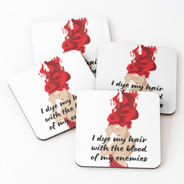 Item preview, I dye my hair with the blood of my enemies designed and sold by MamaNeeaDesigns.