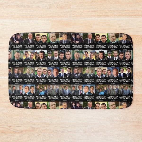 Item preview, 20 Seasons in Midsomer - Pattern (on Black) designed and sold by PawsitiveMum3.