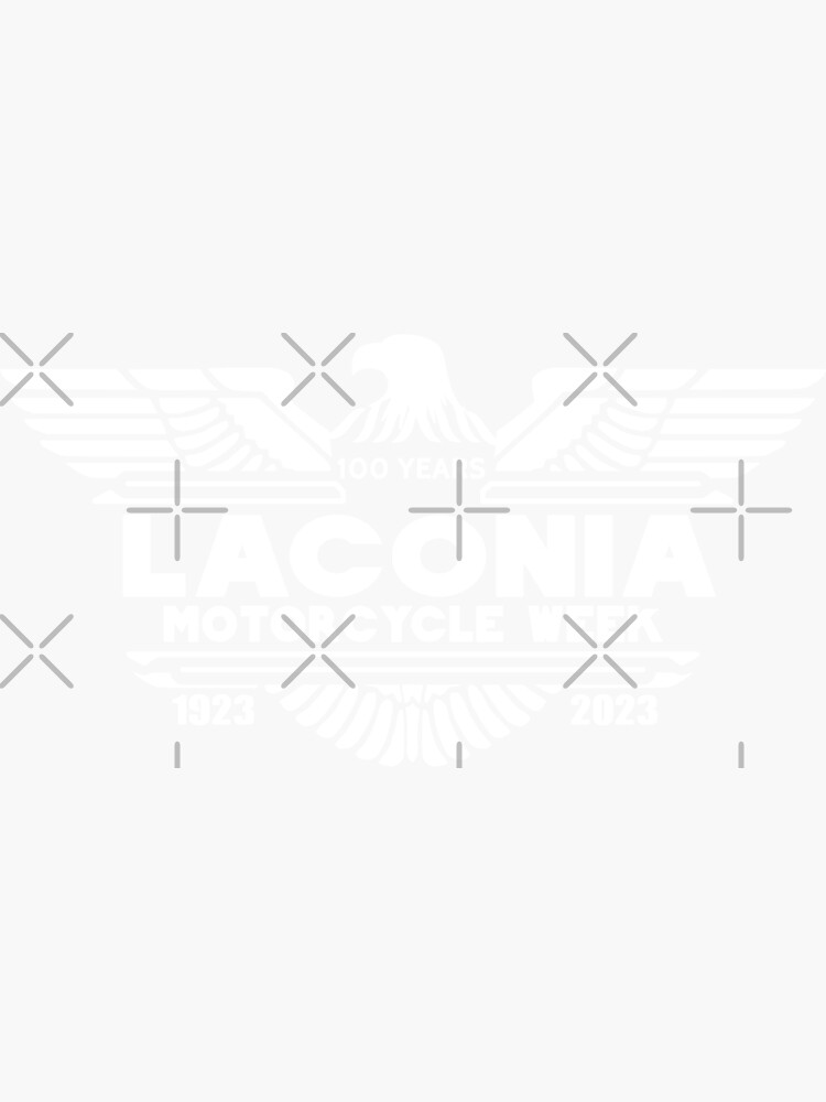 “Laconia motorcycle week 2023” Sticker for Sale by DisenyosDeMike