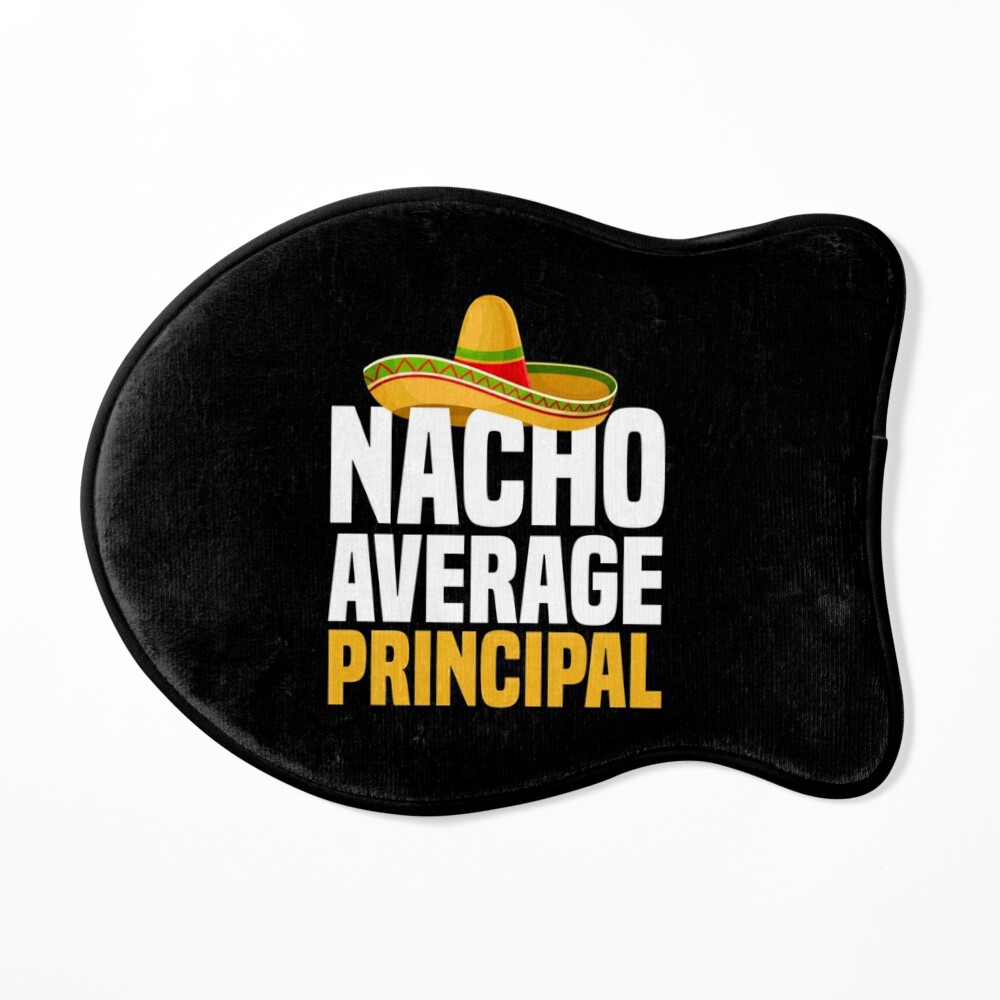 Nacho Average Teacher Sparkly ID Badge Reel Multi-Color Sombrero Lapel Clip  Back