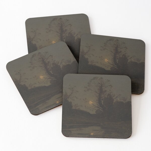 Item preview,  Moonrise by  Henri-Joseph Harpignies  designed and sold by Pippin-cripple.
