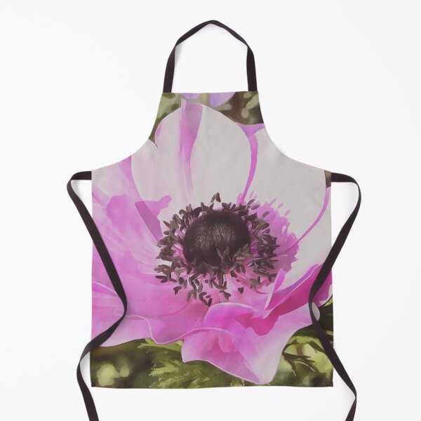 Item preview, Artistic Pastel Pink Anemone Wildflower designed and sold by taiche.