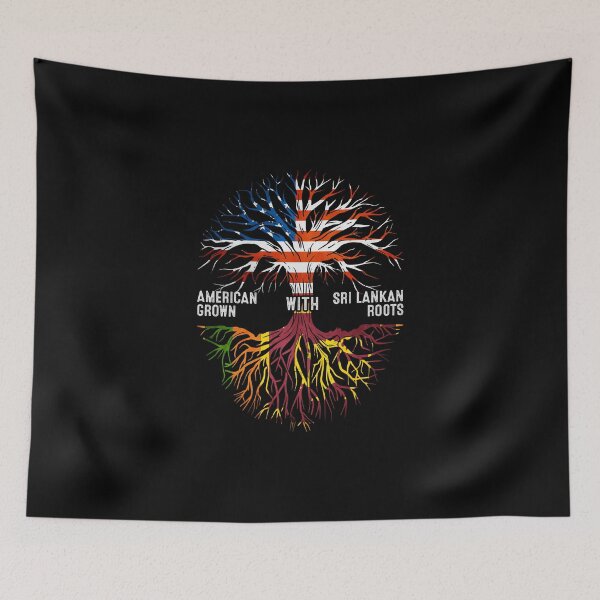 Item preview, American Grown With Sri Lankan Roots Sri Lanka Flag designed and sold by MoHaCo.