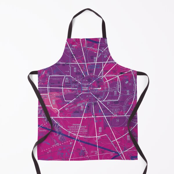 Item preview, Aviation Chart Phoenix Sky Harbor Airport - purple/pink designed and sold by LAPilotGirl.
