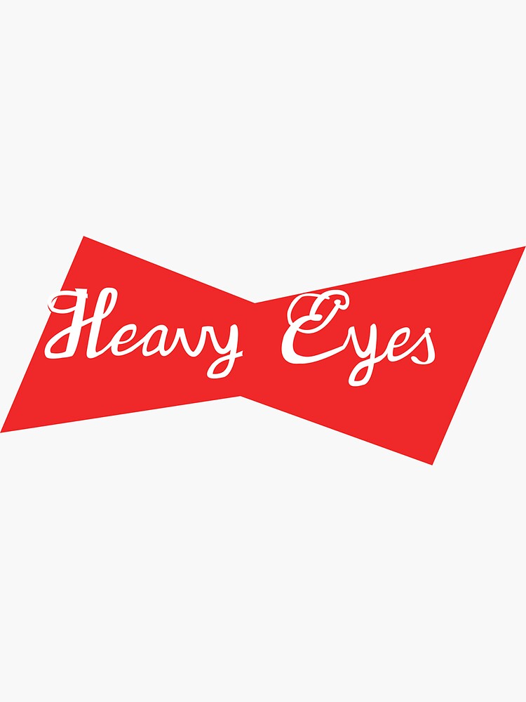 "Heavy Eyes Zach Bryan" Sticker for Sale by Murray2235 Redbubble